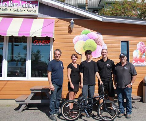 Tirage du BMX au bar laitier La Lanterne