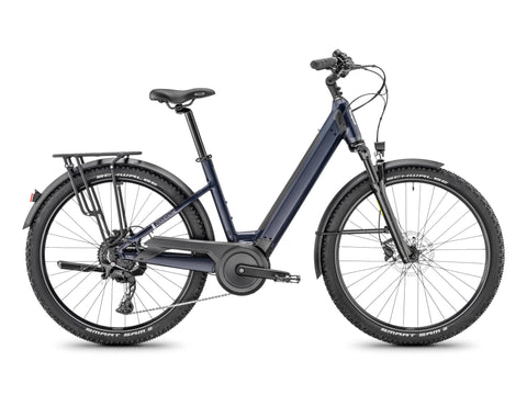 Moustache - XROAD ES OPEN Bleu noir mat